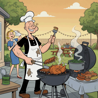 Grillfest lørdag 8. august på Sjømann